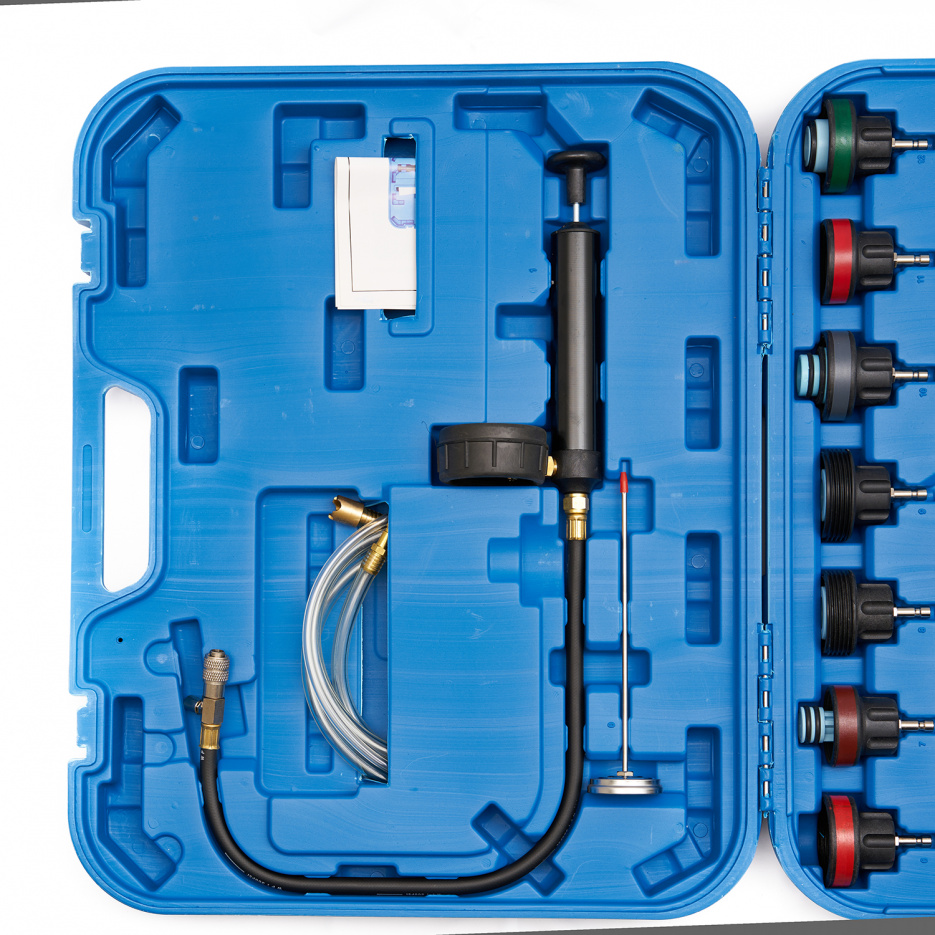 ST103 Набор инструментов для тестирования давления в радиаторе, 28 предметов